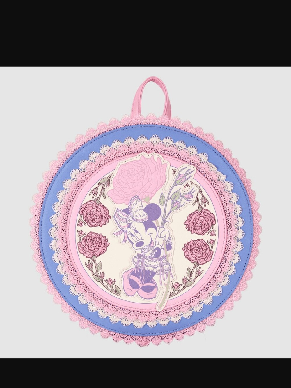 New Loungefly Disney Minnie Mouse Floral and Lace Mini Backpack